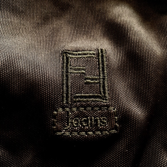 Vintage Fendi Button Up Fendi Jeans Zucca FF Monogram Logo Dress Shirt Blouse - Picture 8 of 9